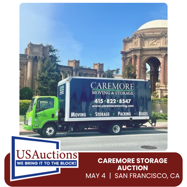 Caremore moving truck at Palace of Fine Arts